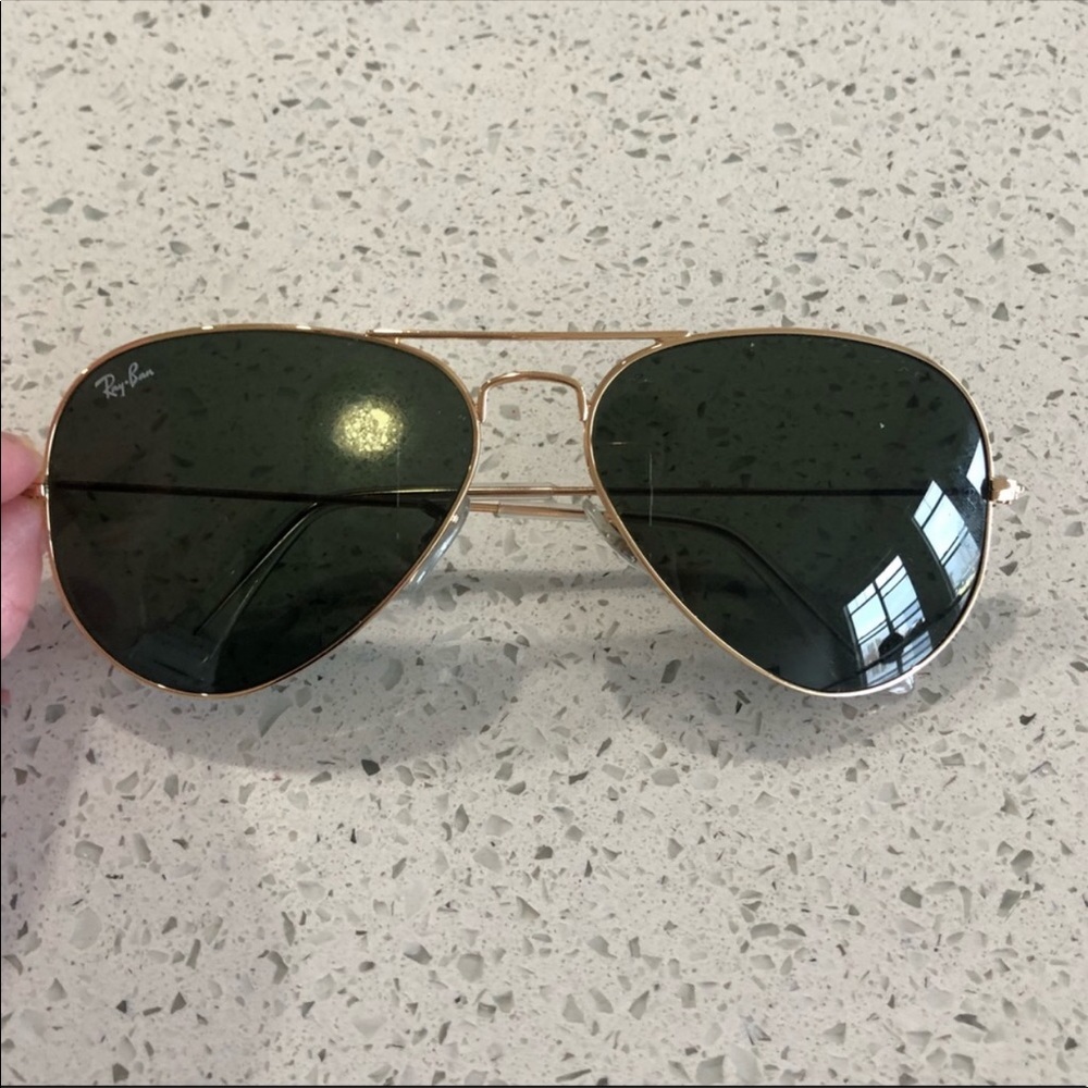 Ray bans aviator glasses